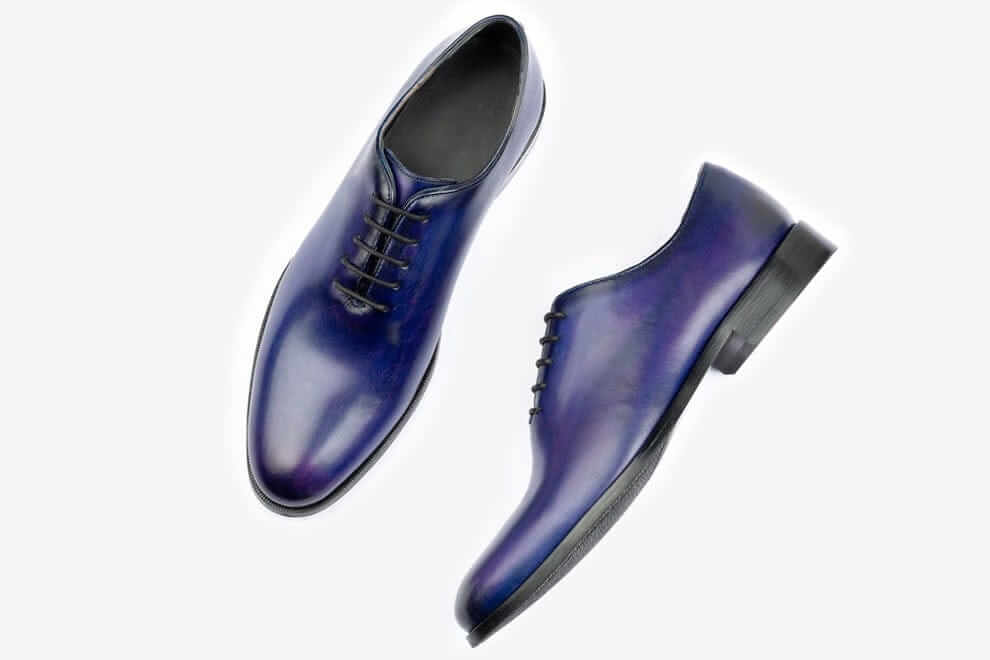 Aqual Blue Handpainted Shoes