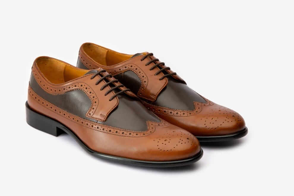 Hyst Premium Tan Derby Leather Shoe