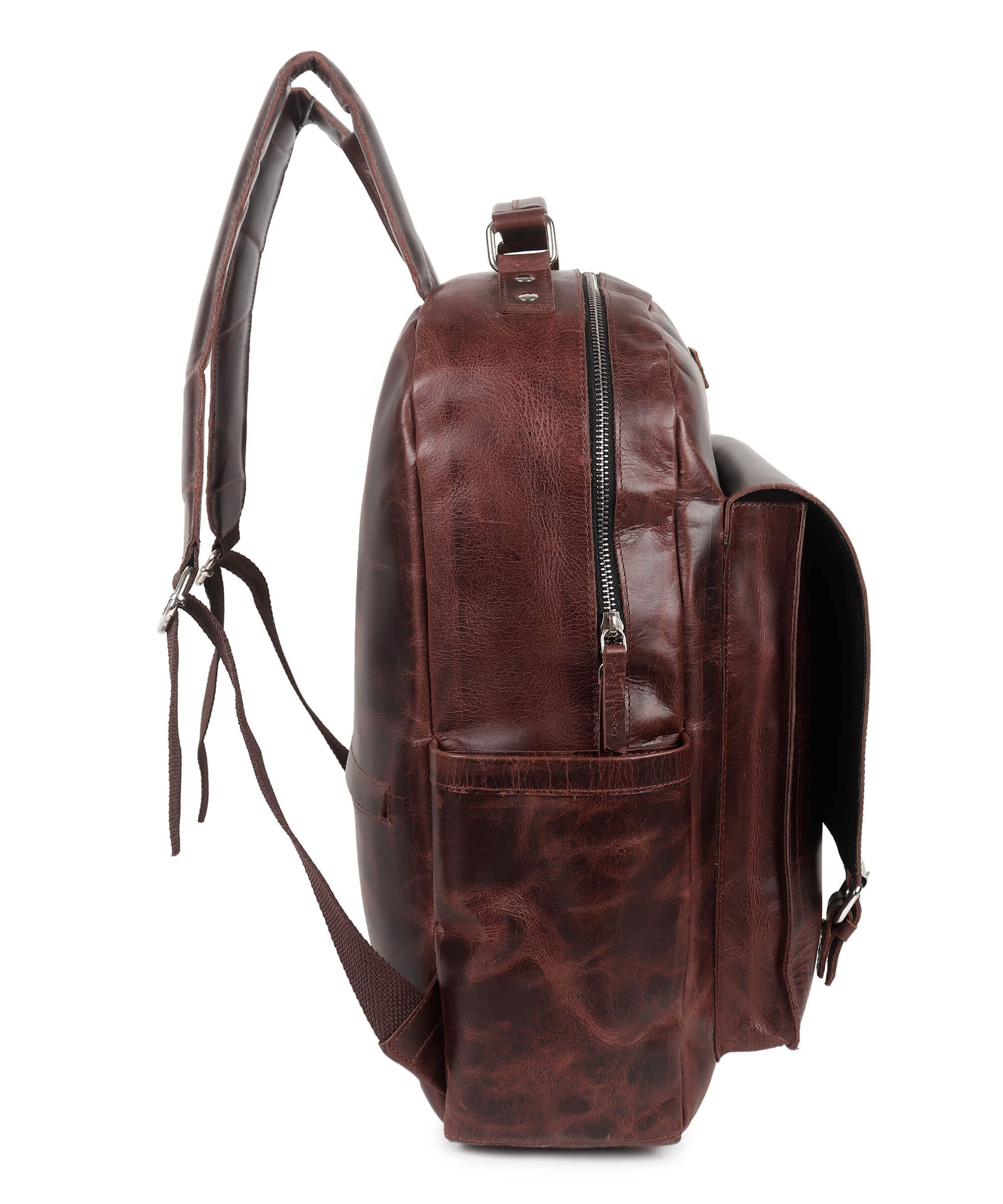 HILLBIRD Enoise Brown Leather Backpack